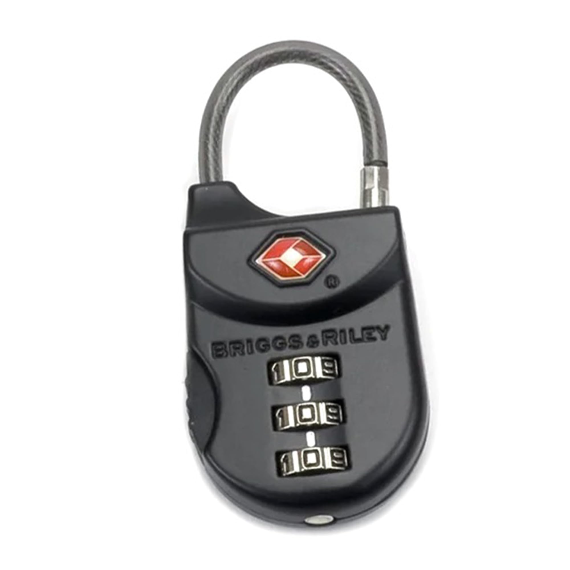 Briggs & Riley ACC-W14-4 TSA Cable Lock Bagagli, Nero, Taglia Unica