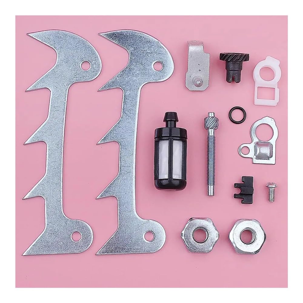 Kit de réglage de chaîne avec vis de tension et filtre pour tronçonneuse MS260 026