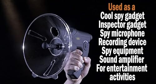 Miniatura 8 de Dispositivo de observación y escucha UZI UZI-OD 1, con rango de 300 pies y reductor de ruido, color negro