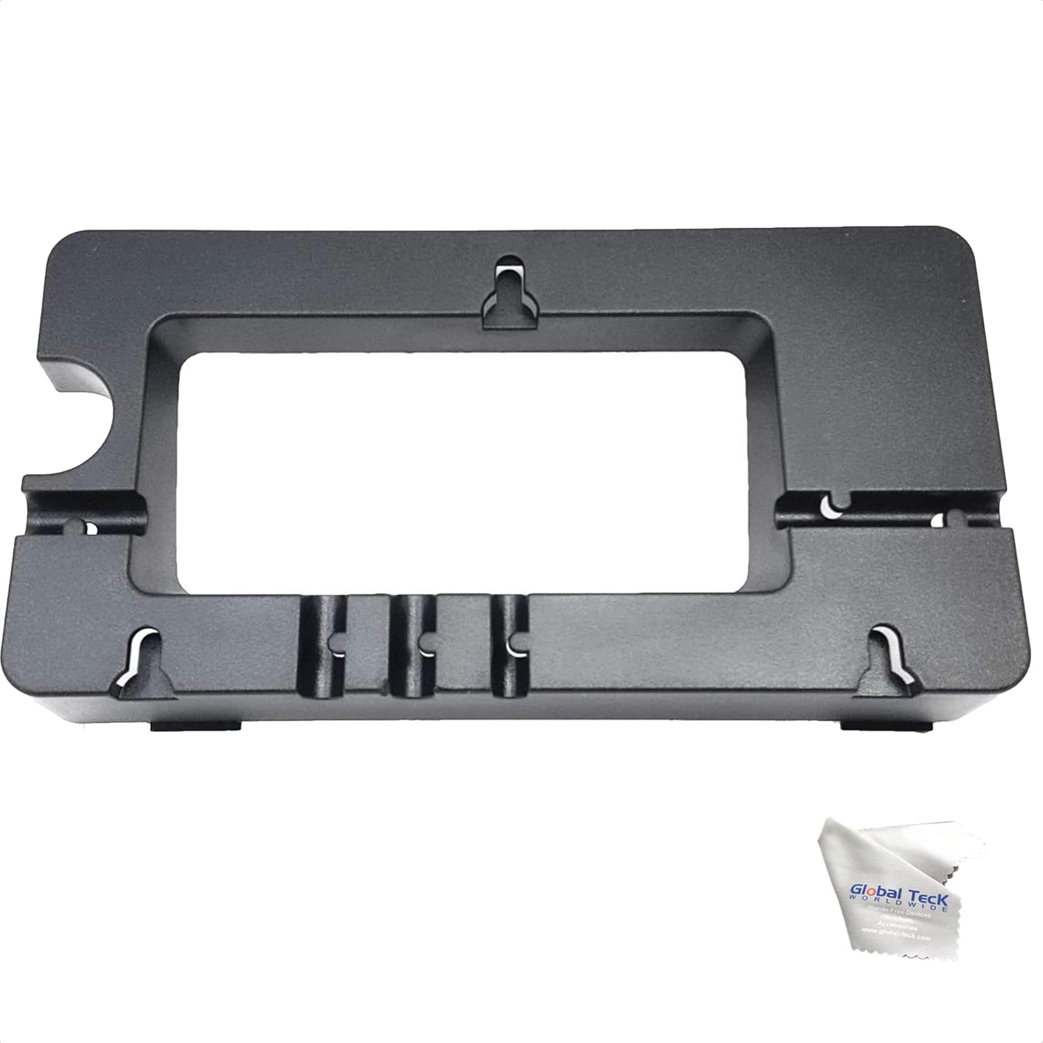 Yealink Wall Mount Bracket for T29P, T27G, T29G Yealink Desk Telephones, Frees Up Your Desk of Clutter, Global Teck Bundle Includes Microfiber Cloth