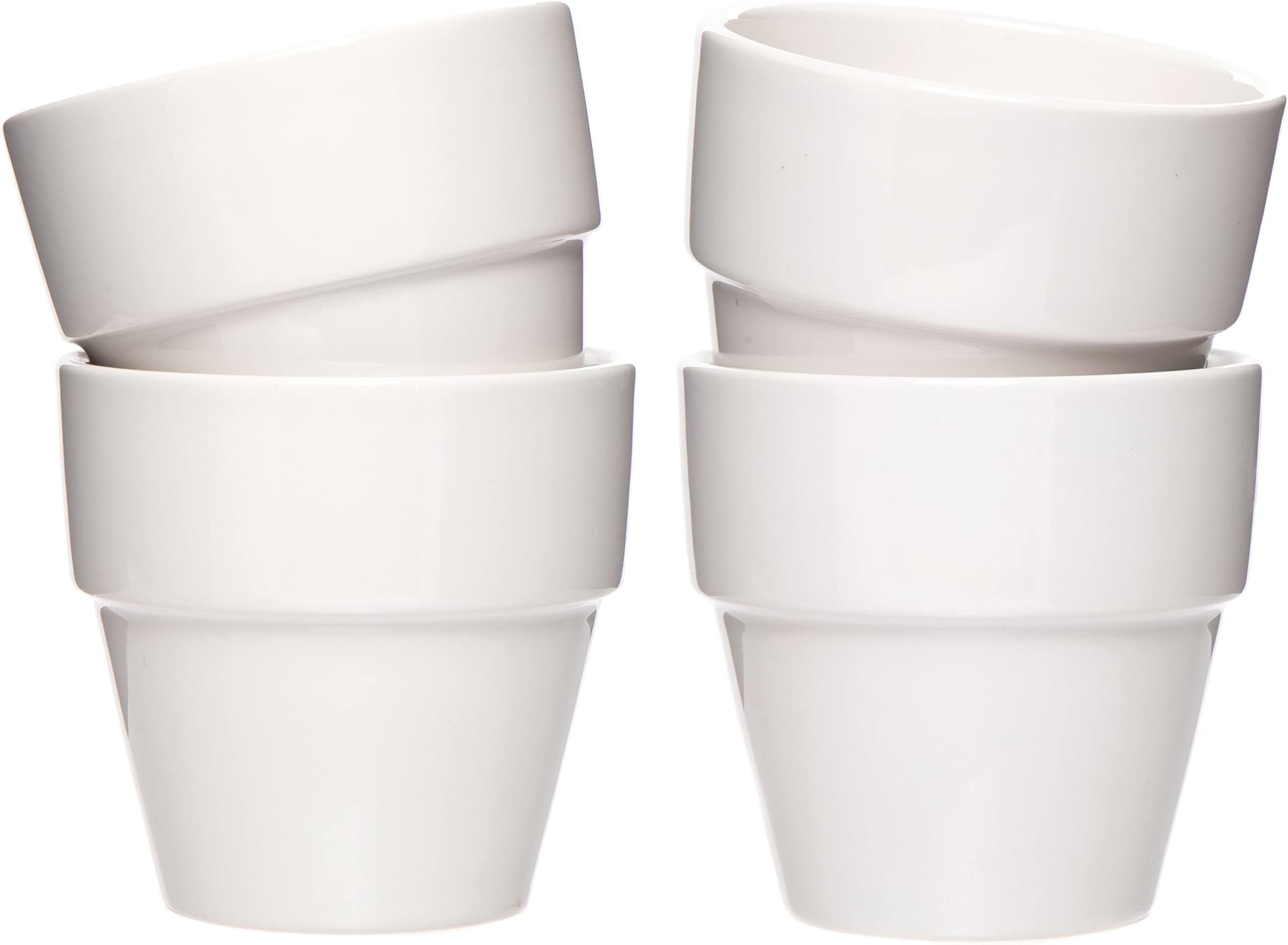 Baker Ross EK162 Mini Porcelain Flowerpots (Pack Of 6) For Kids To Decorate