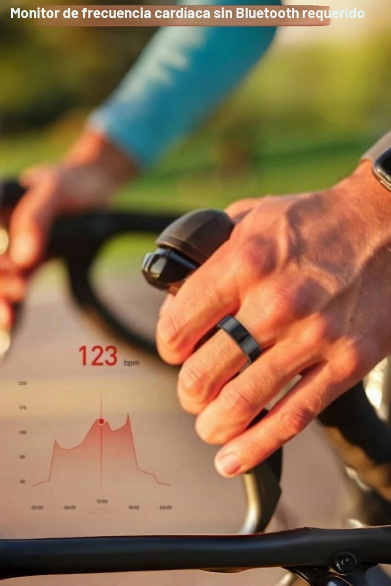 Cuifati Smart Ring Health Tracker, IP68 Anillo de Seguimiento de Actividad Física Portátil Resistente Al Agua para Mujeres y Hombres, Fitness Sleep Frecuencia Cardíaca Rastreador de
