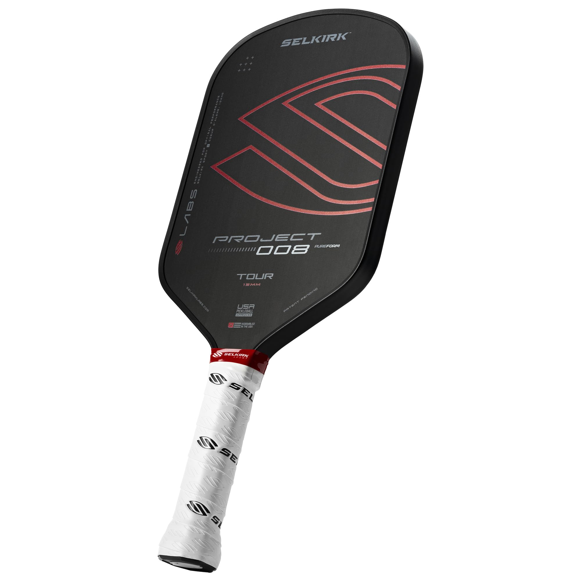Selkirk Sport Labs Project 008 Pickleball Paddle | Carbon Fiber | Tour 13mm