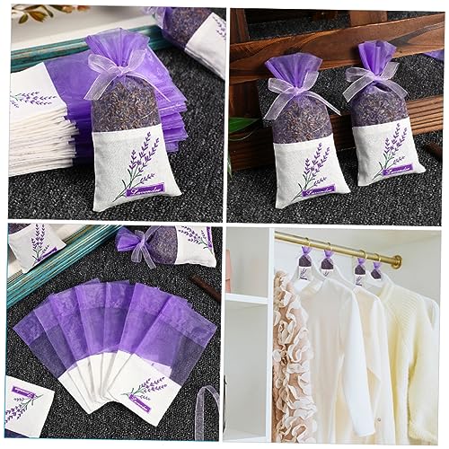 Bolsas de saquito para lavanda MAGICLULU 50 pcs morado miniatura 4