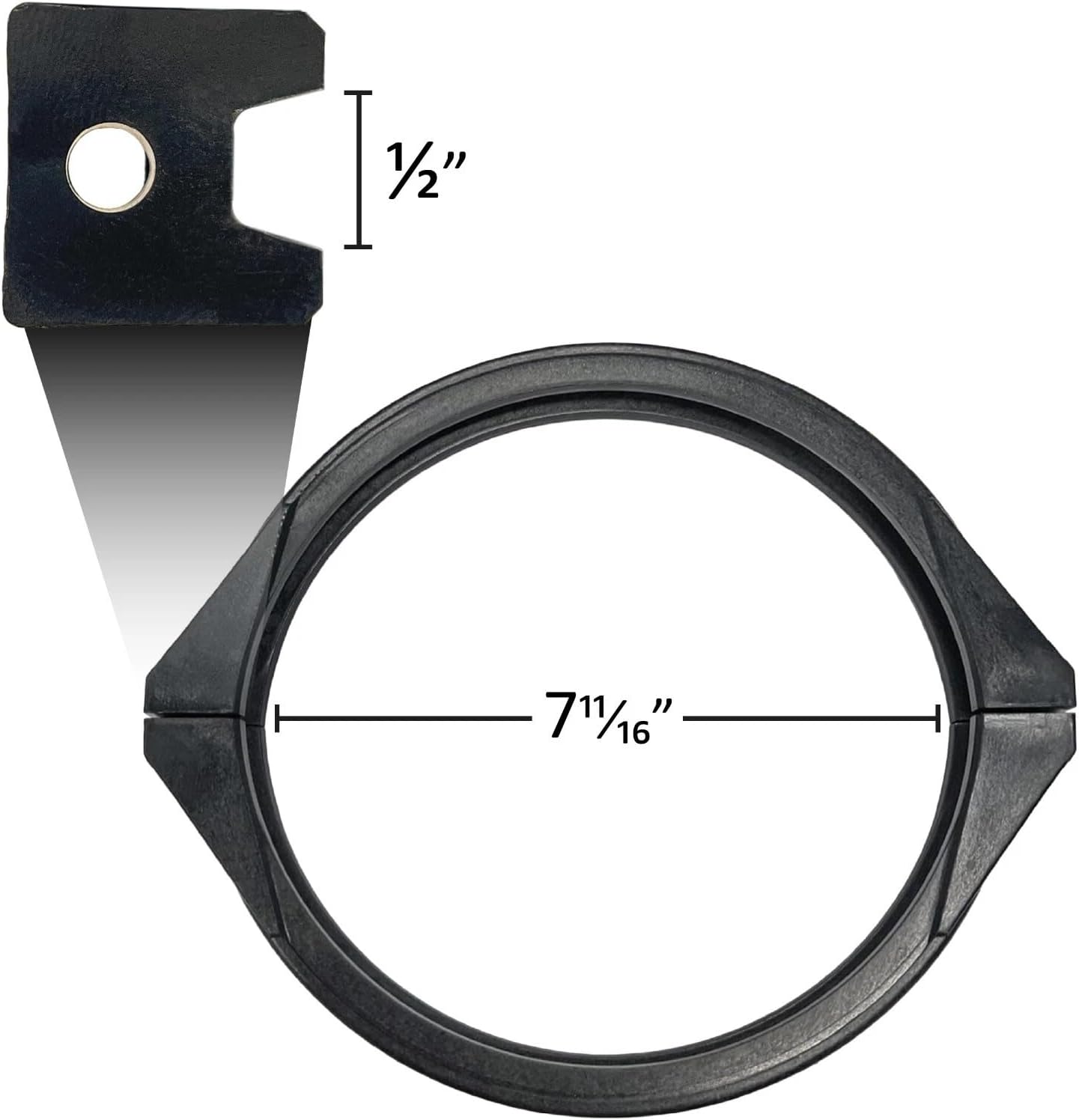 Replacement for Rx Clear Swimming Pool Flange Clamp for, Radiant Sand Filters OEM