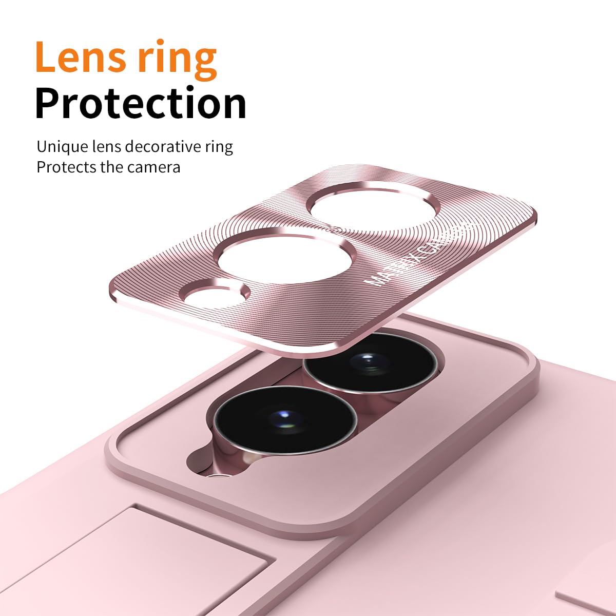 Unichthy Custodia antiscivolo per Samsung Galaxy Z Fold 8 2026, rosa