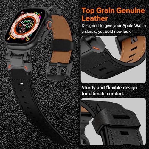 Image of KADES Rugged TPU Sport Band for Apple Watch Ultra 3 /2 /1 49mm, Metal Connectors for Apple Watch Series 11 /10 /SE3 46mm Series 9 /8 /SE2 /7 /6 /SE /5 /4 /3 /2 /1 45mm /44mm /42mm