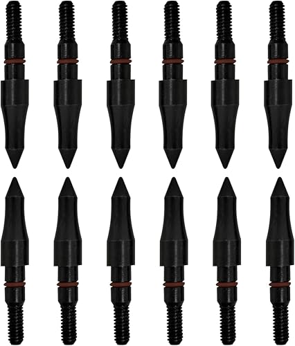 Miniatura 13 de Puntos de campo de tiro con arco de 100/125/150/200 granos, puntas de campo de práctica, tiro con arco, punta de flecha de caza para recurvos