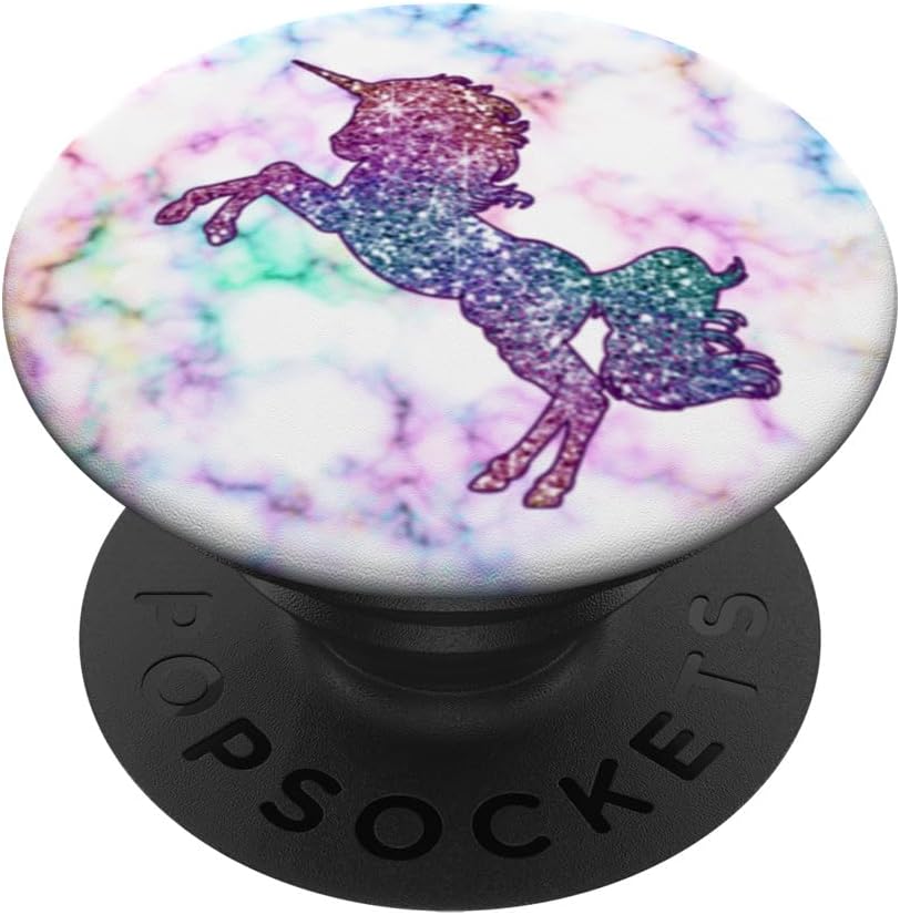 Rainbow Unicorn PopSockets PopWallet for MagSafe