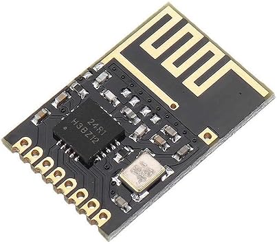 Mini SMD NRF24L01 2.4GHz RF Haberle me Mod l  Tranceiver 2Mbit/s SPI 250 Metre Fare Klavye Kablosuz Kulakl k Uzaktan Kumanda