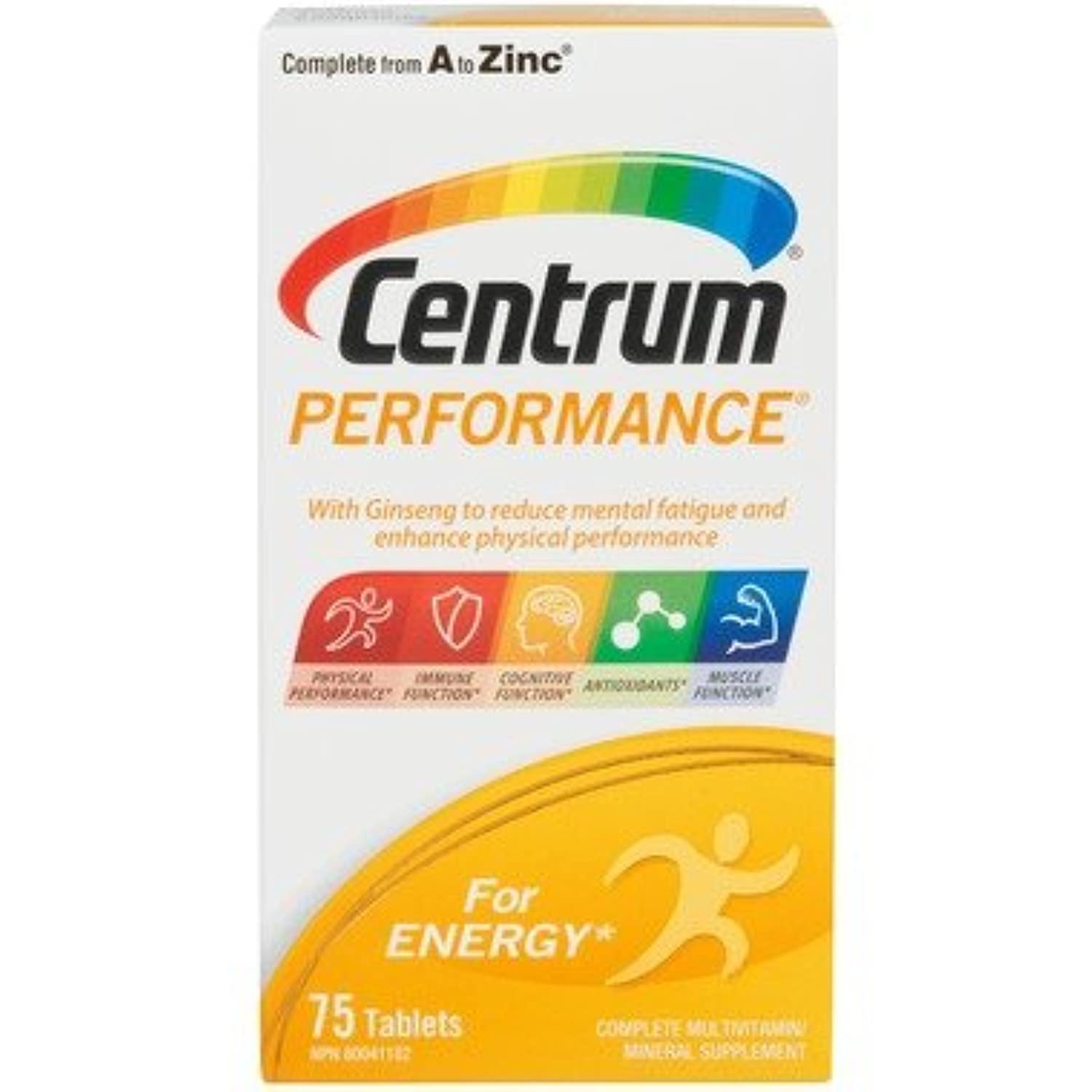Centrum Performance Multivitamin, 75 Tablets