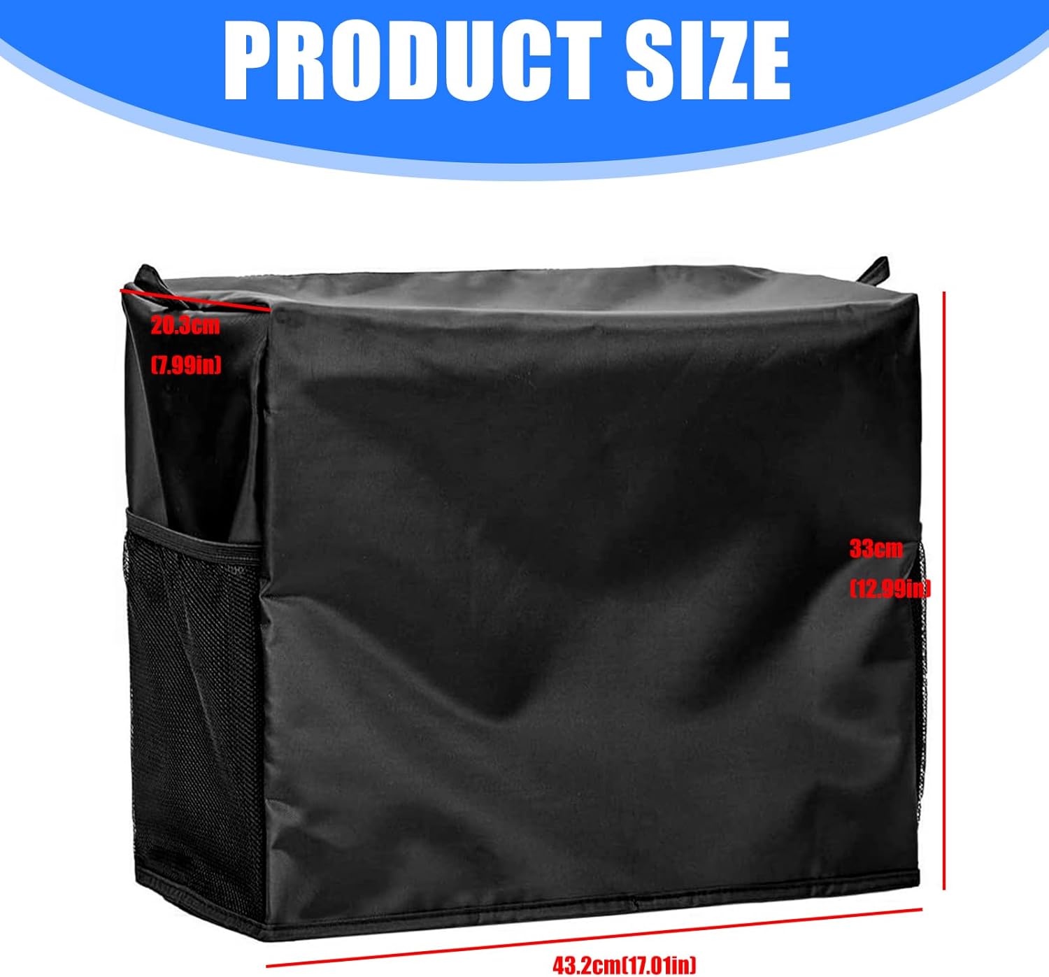 クリアミシンカバー ポリエステル 穴付き 蓄積防止 簡単ワイプ クリーニング面 ミシンプロテクター