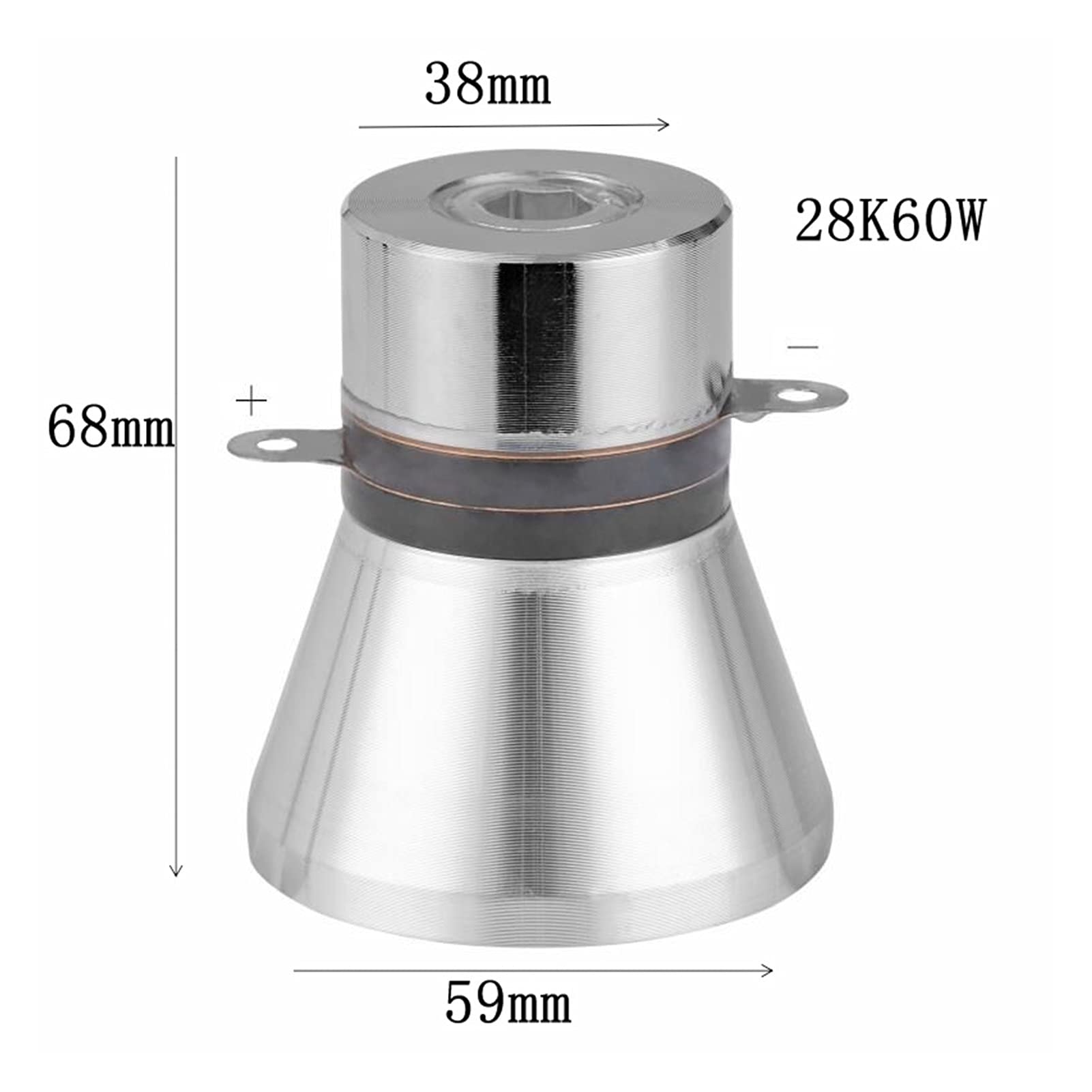 Transductores de baño ultrasónico ultrasónico ultrasónico 28kHz 60W Transductores de baño ultrasónicos industriales potentes