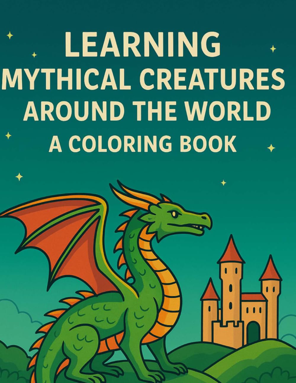 Learning Mythical Creatures Around the World: A Coloring Book (Myths, Legends & Fantasy: A Creative Journey)