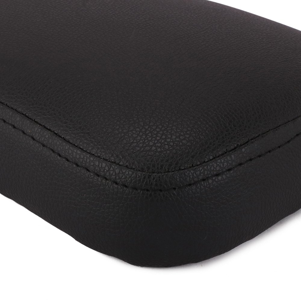 Selle Ventouse Moto Siège Coussin avec 8 Passagers Arrière Siège Seulement pour Chopper Custom Cruiser XL883 XL1200 X48 X72 Couleur Noir