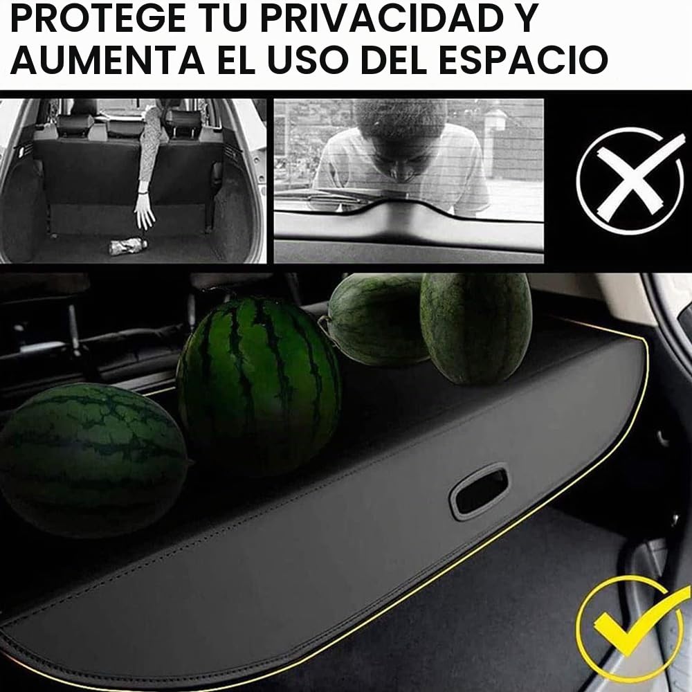 Coche Maletero Cubierta de Carga Retráctil para Toyota Verso,Protector de Seguridad for Bandeja de Equipaje