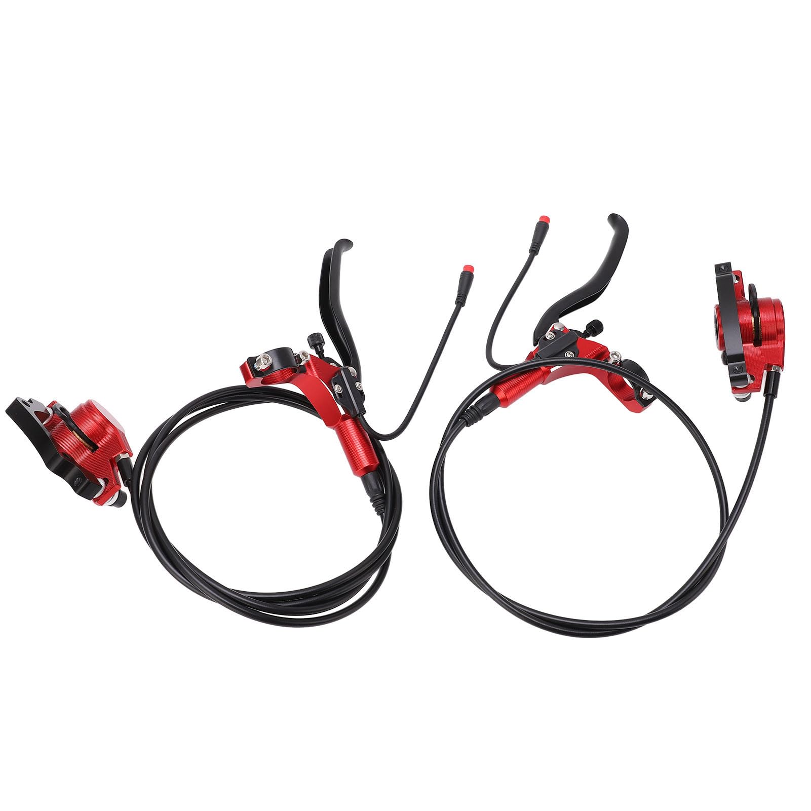 Generic Set Freno a Disco Idraulico per Mountain Bike Kit di Interruzione dell'alimentazione Anteriore Posteriore Sensibile, Gruppo Freno Ad Alte Prestazioni per Ciclisti Elettrici, Materiale in
