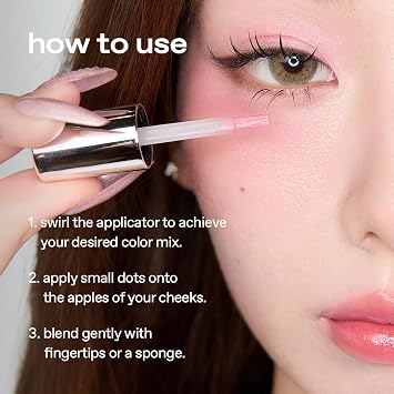 glow liquid blush #purpleflame, Korean makeup, 7.5g