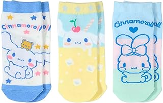 산리오 (SANRIO) 키즈 스니커 양말 3 발 세트 시나모롤 19-21 cm 689564 이미지