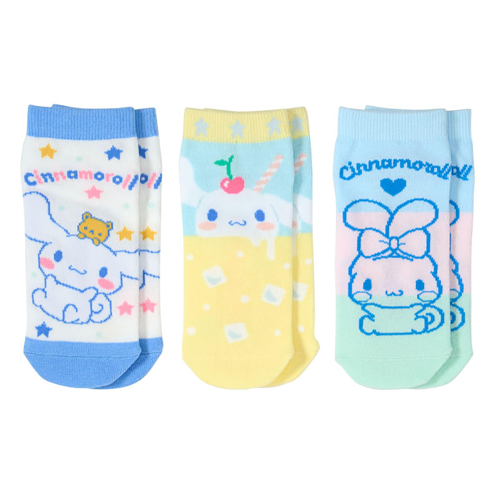 サンリオ(SANRIO) キッズスニーカーソックス3足セット シナモロール 16…