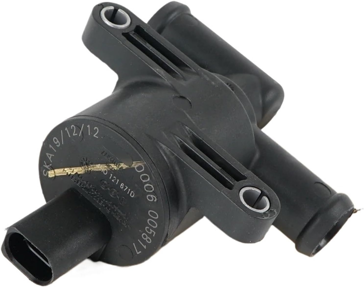 Genuine Coolant Control Valve 4H0121671D,4H0 121 671 D Auxiliary Coolant Pump Compatible For Audi Q3 VW Golf Jetta Tiguan Skoda Superb Seat(Original German)