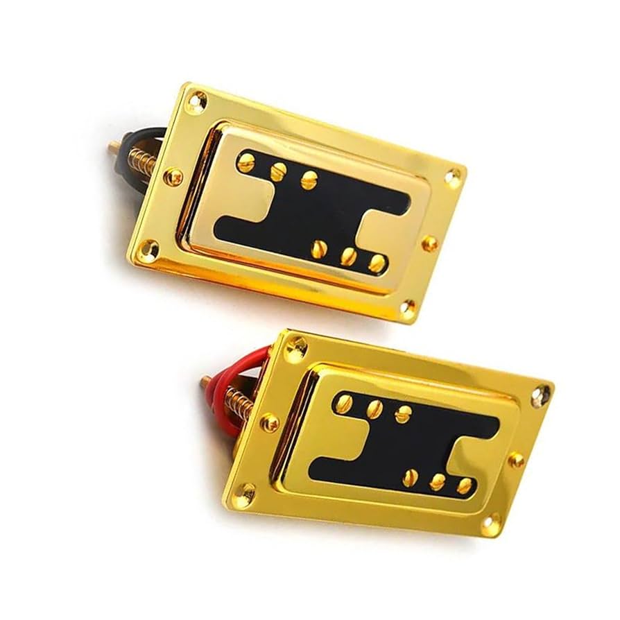 エレキギター ゴールド ハムバッカー 6弦 Amazon.co.jp: ゴールド 2 ライン 6 穴エレキギターのハム