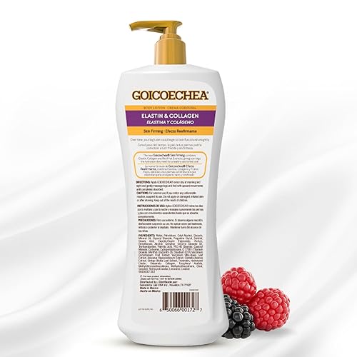 Miniatura 9 de GOICOECHEA Loción Corporal, Elastina y Colágeno, Efecto Reafirmante, hidratación 24 horas, 13.5 onzas líquidas