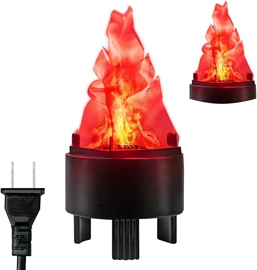 3D Artificial Fake Fire Flames 110V LED Effect Light