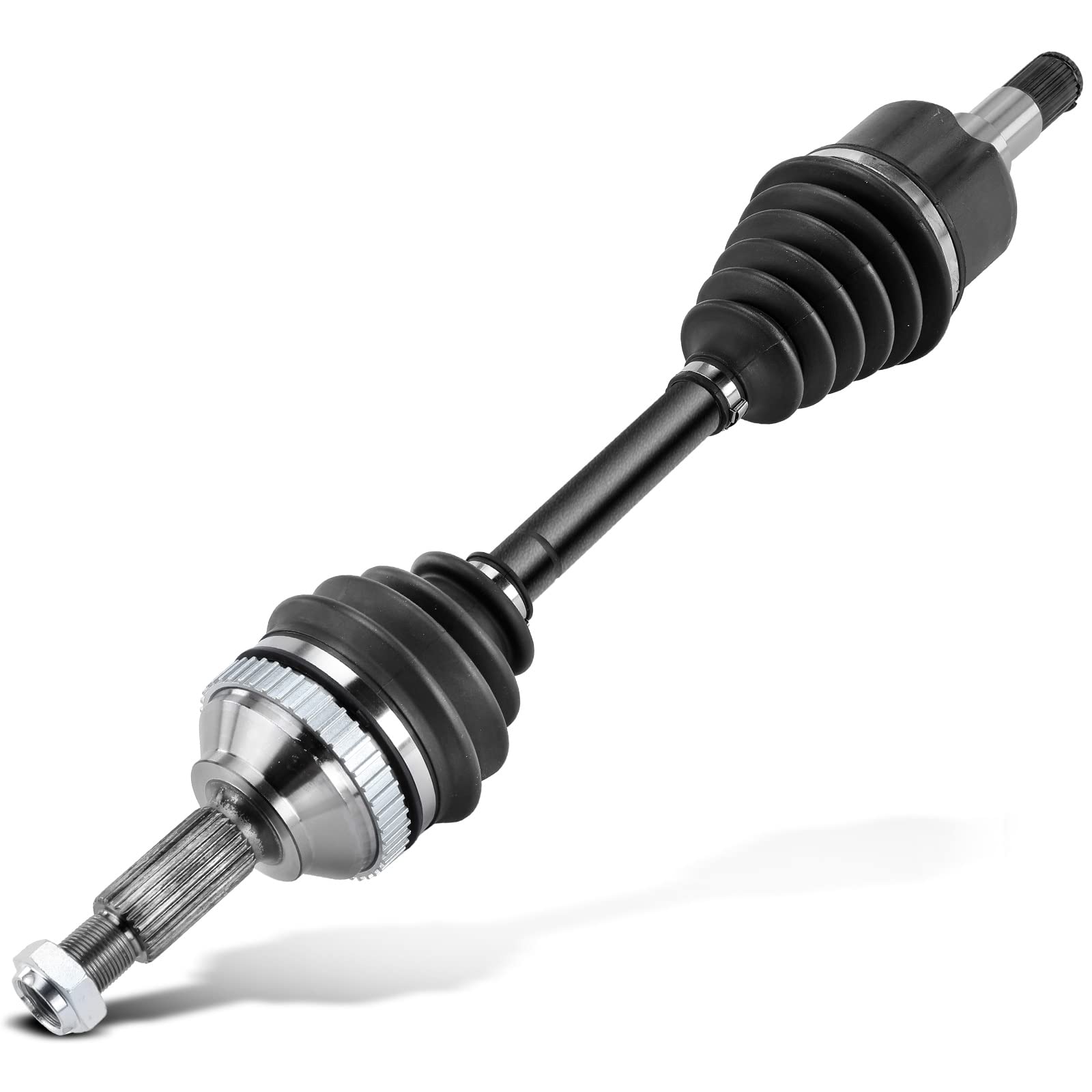 Frankberg Eje motriz Eje de transmisión Caja de cambios manual con ABS-Ring Eje delantero Izquierda Compatible con Cougar EC 2.5L 1998-2001 Mondeo II BAP 1.6L-2.5L 1996-2000 Replace# 5029040