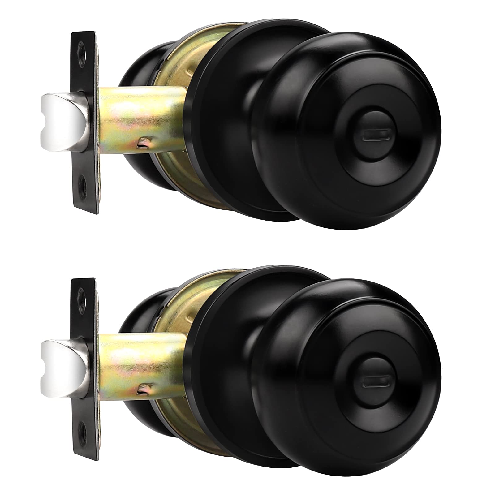 Probrico Black Door Knobs - 10 Pack -17