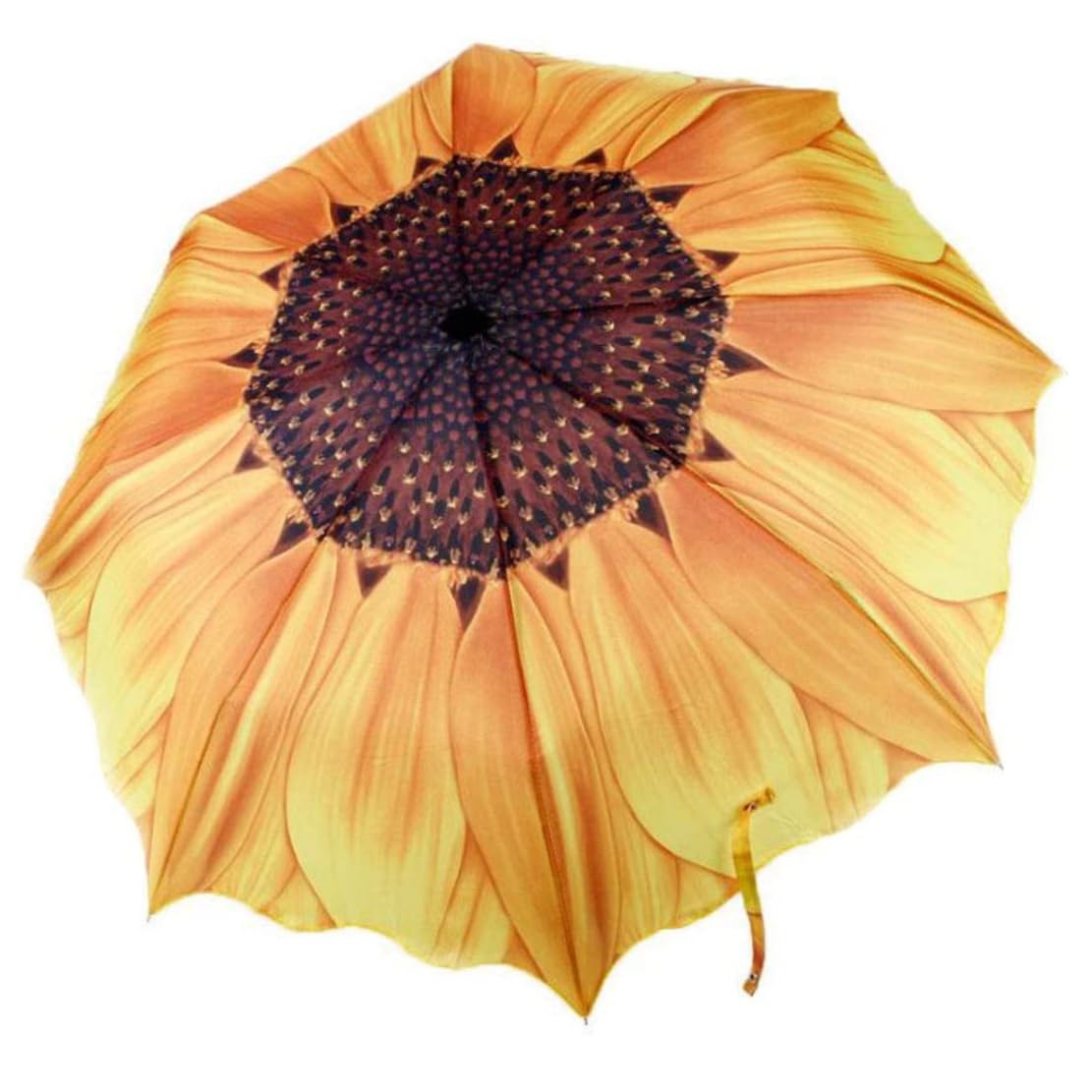 Grtheenumb Unisex Yellow Umbrellas For Rain|Sunflower Umbrella Sun Umbrella Anti-Uv Special Bag Flower For Car For Women Kids Students Light Windproof Compact Folding Large Diameter 98Cm