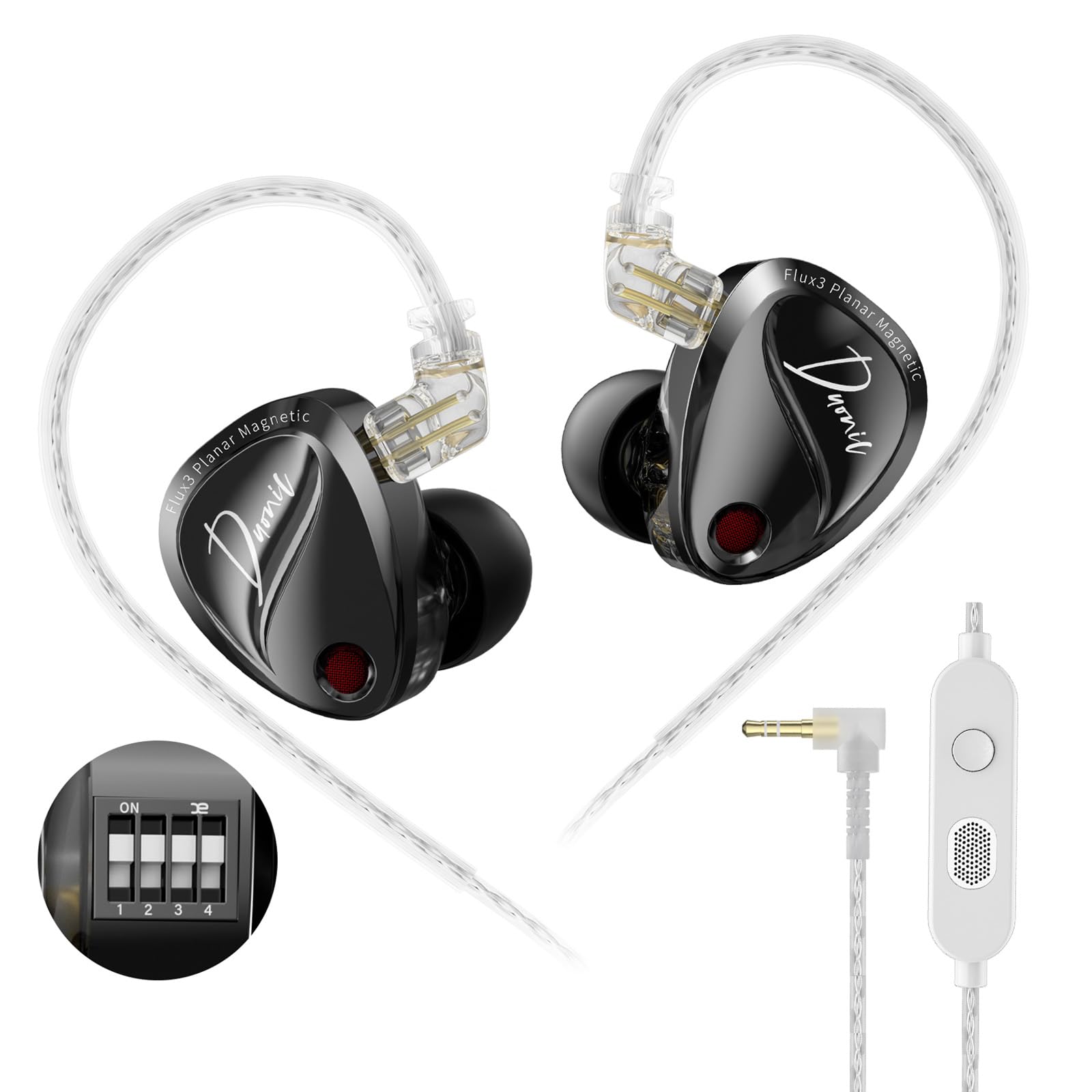 Amazon.co.jp: KZ Duonicインイヤーモニターヘッドフォン、トリプル