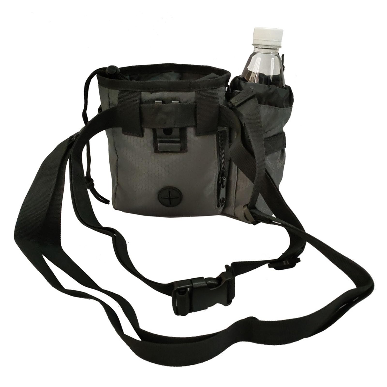 Sac banane imperméable pour dressage de chien, poches de friandises pour animaux domestiques, ceinture réglable, distributeur de sacs à déchets, texture polyester