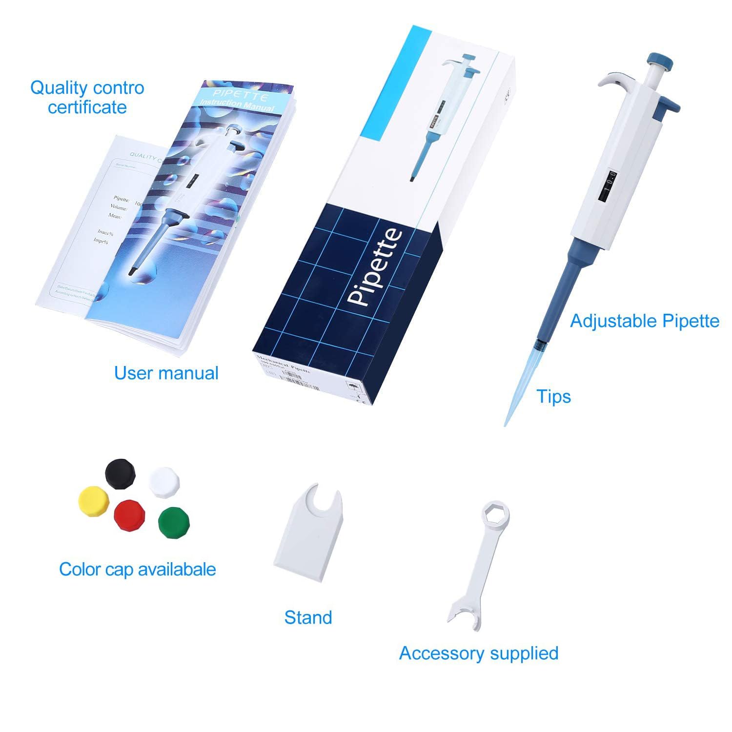 Micropipeta de 3 generación, pipeta ajustable