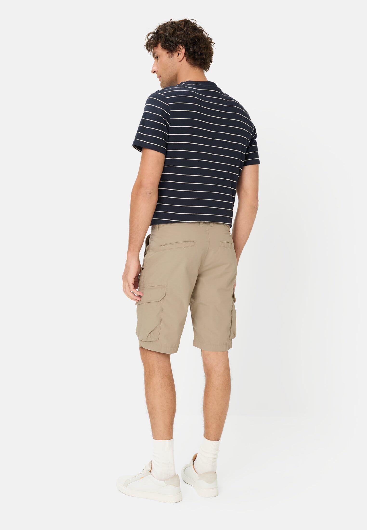 camel active Herren Cargoshorts aus Reiner Baumwolle