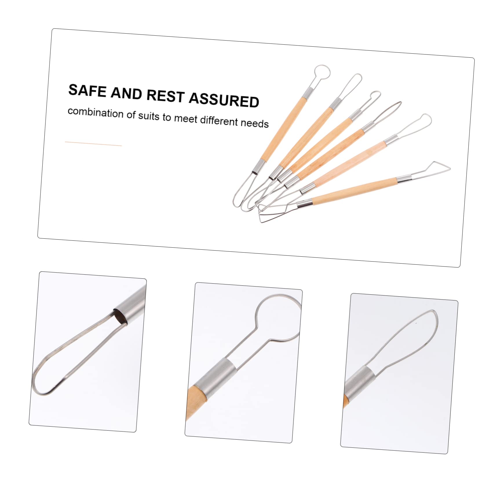 Lurrose 30stücke Teiliges Tonmodellierwerkzeug Aus Edelstahl Ergonomisches Sculpting Tool Für Kneten Schnitzen Glätten Und Formen Für Hobby Und Profis Der Töpferkunst