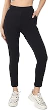 Mehrang Stretchable Yoga Pants for Women & Gym Pants for Women Workout with Mesh Insert & Side Pockets