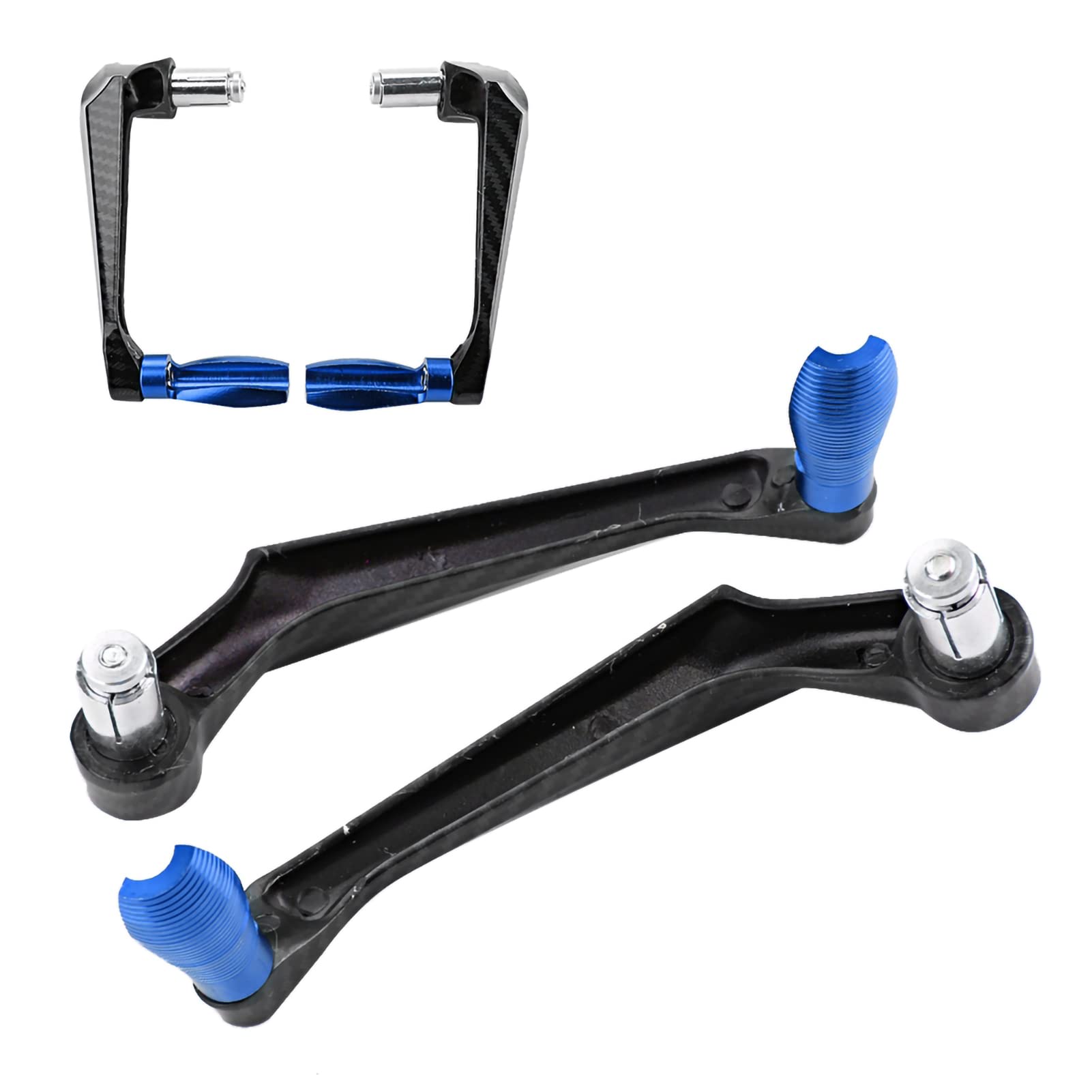 protège levier gsr 750, protection levier moto, Protecteur universel de frein de guidon de moto en alliage d'aluminium de 7/8 pouces (bleu)
