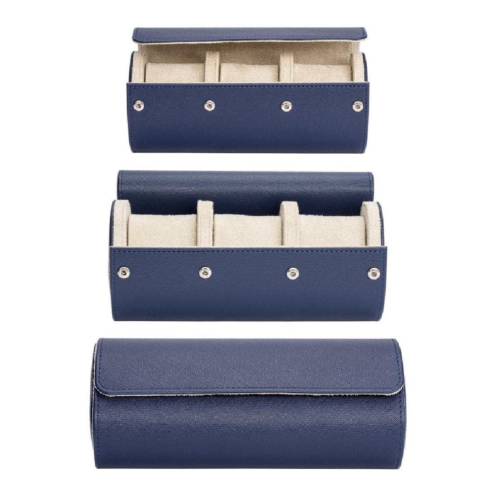 aoixbcuroc Watch Box Packaging Box Three Watches Gift Box Portable Watch Snap Storage Box Watch Organizer case for Men