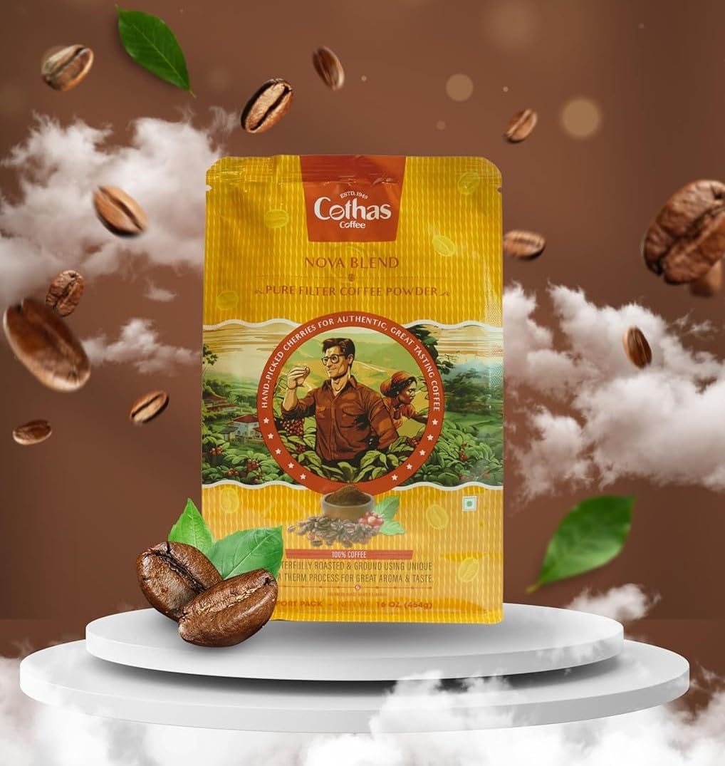 Cothas Nova Blend Filter Coffee – Pure & Aromatic 3 x 500g Packs