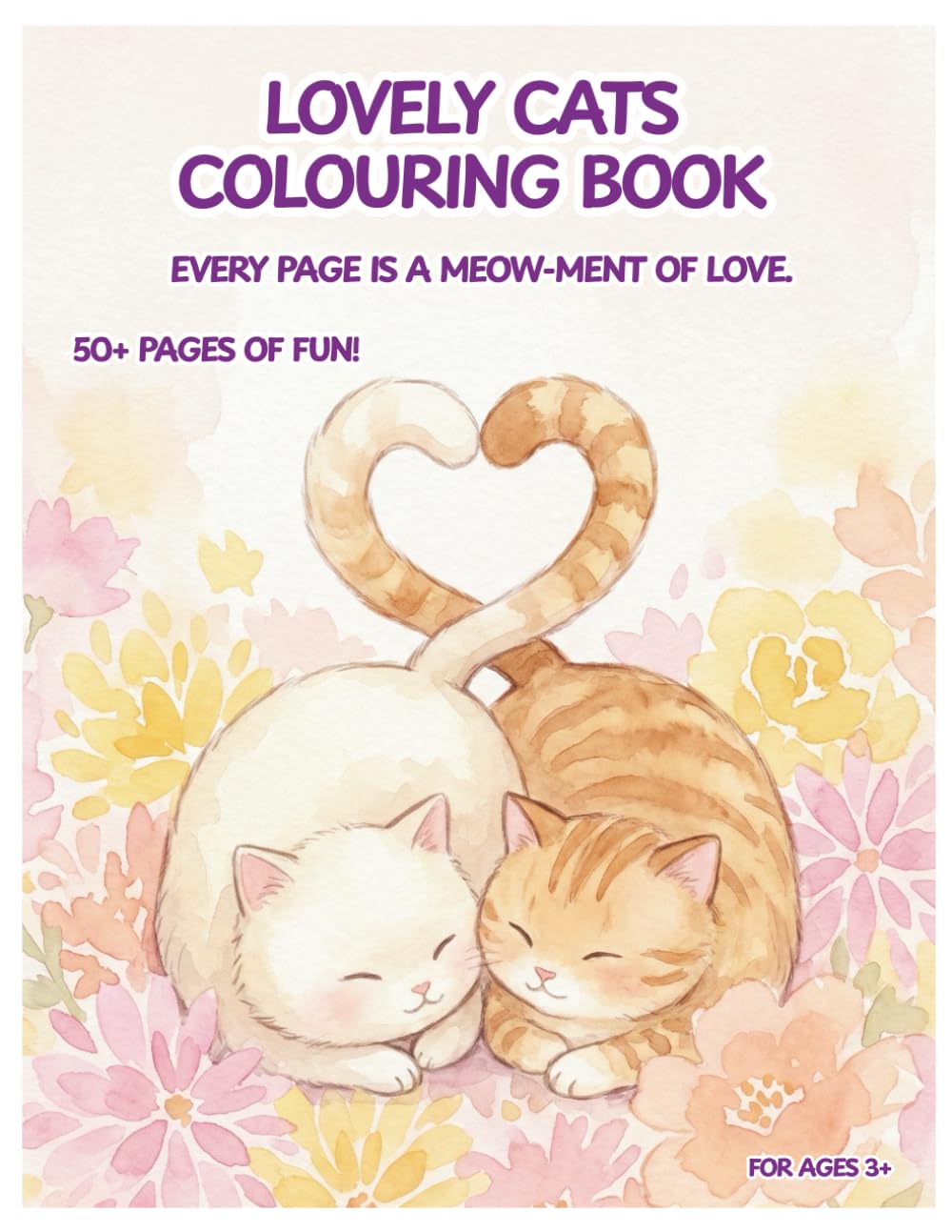 Love Is in the Meow: A Cozy Valentine Coloring Book for Adults Featuring Cute Cats, Calm Moments, and Relaxing Designs