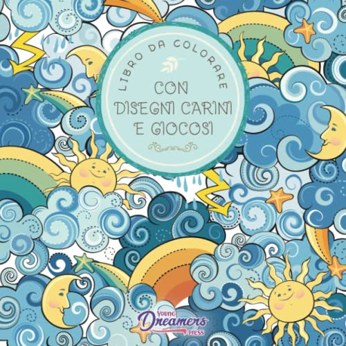 Libro da colorare con disegni carini e giocosi: Per bambini di 6-8, 9-12 anni: 1