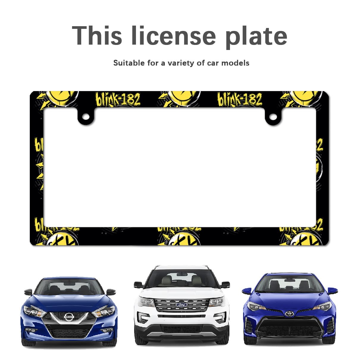 ★ナンバープレート専門店★ Amazon.co.jp: BLINK 182 ブリンク ナンバーフレーム 車の