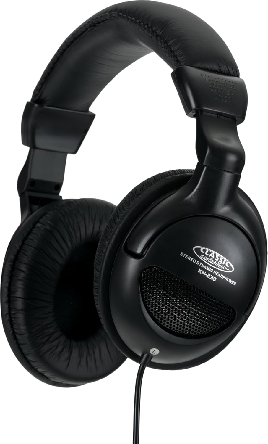 Classic Cantabile KH-238 Headphones (20-20000 Hz, 4 m Cable, Volume Control, 12-Way Adjustable, Gold-Plated Jack, Black)