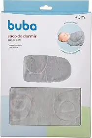 SACO DE DORMIR BABY SUPER SOFT CINZA