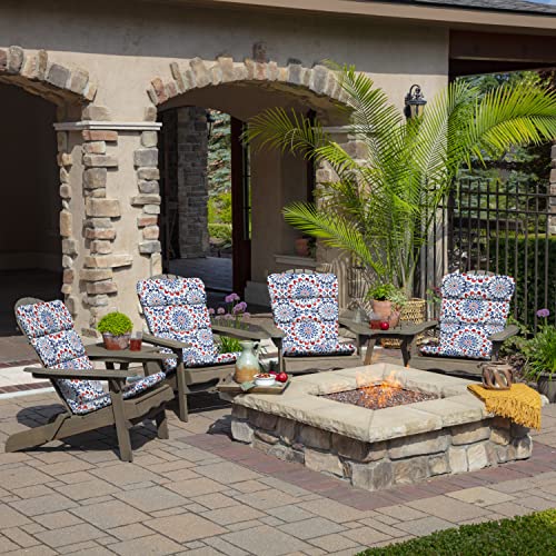 Arden Selections Outdoor Adirondack Cushion 17 X 20, Clark Blue #TOP4