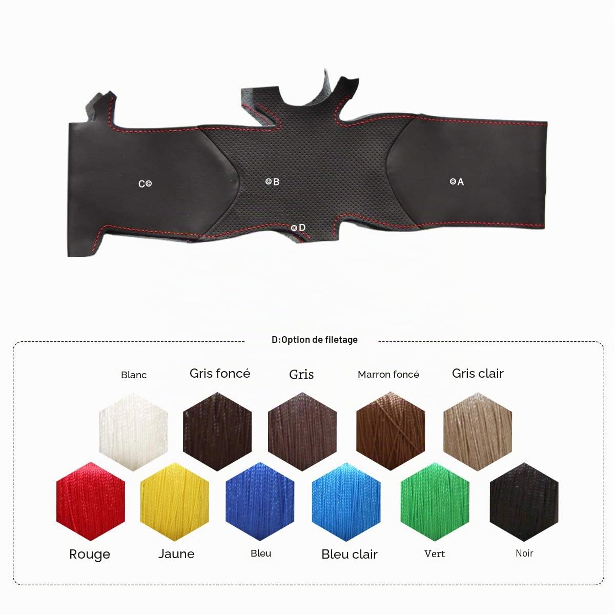 MEWANT Housse de Volant sur Mesure à Coudre pour Golf GTI 5 V