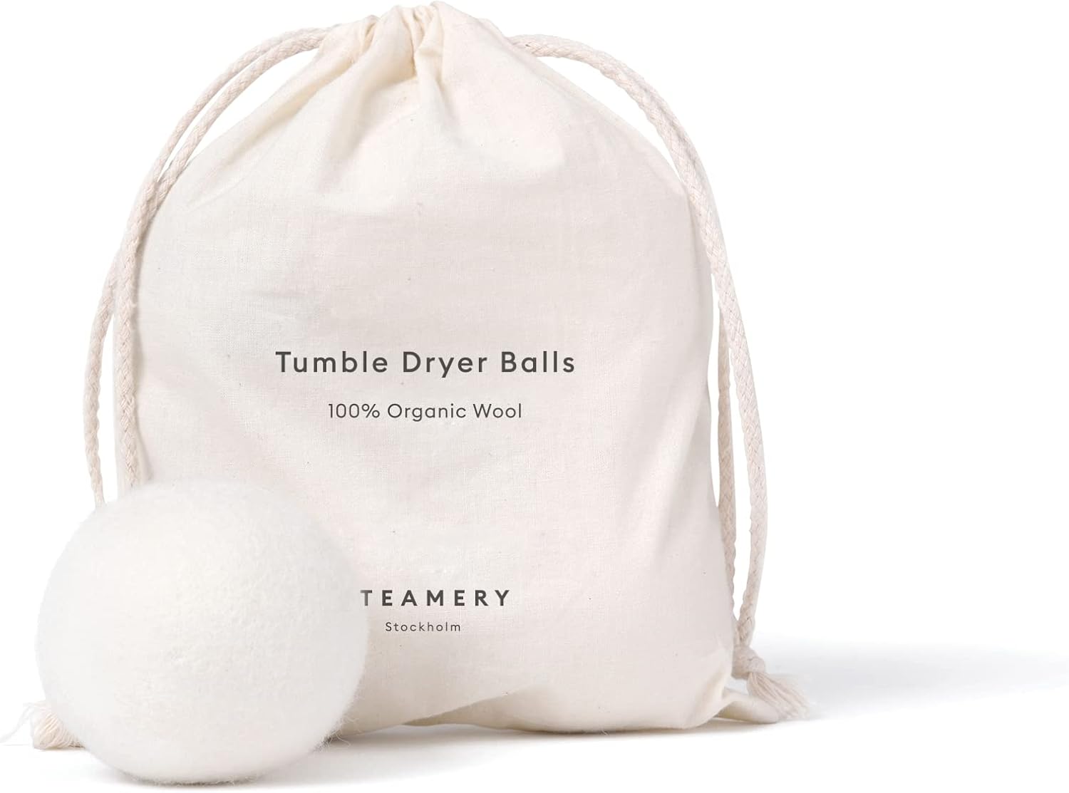 STEAMERY Tumble Dryer Balls Wool dryer balls made of 100 wool