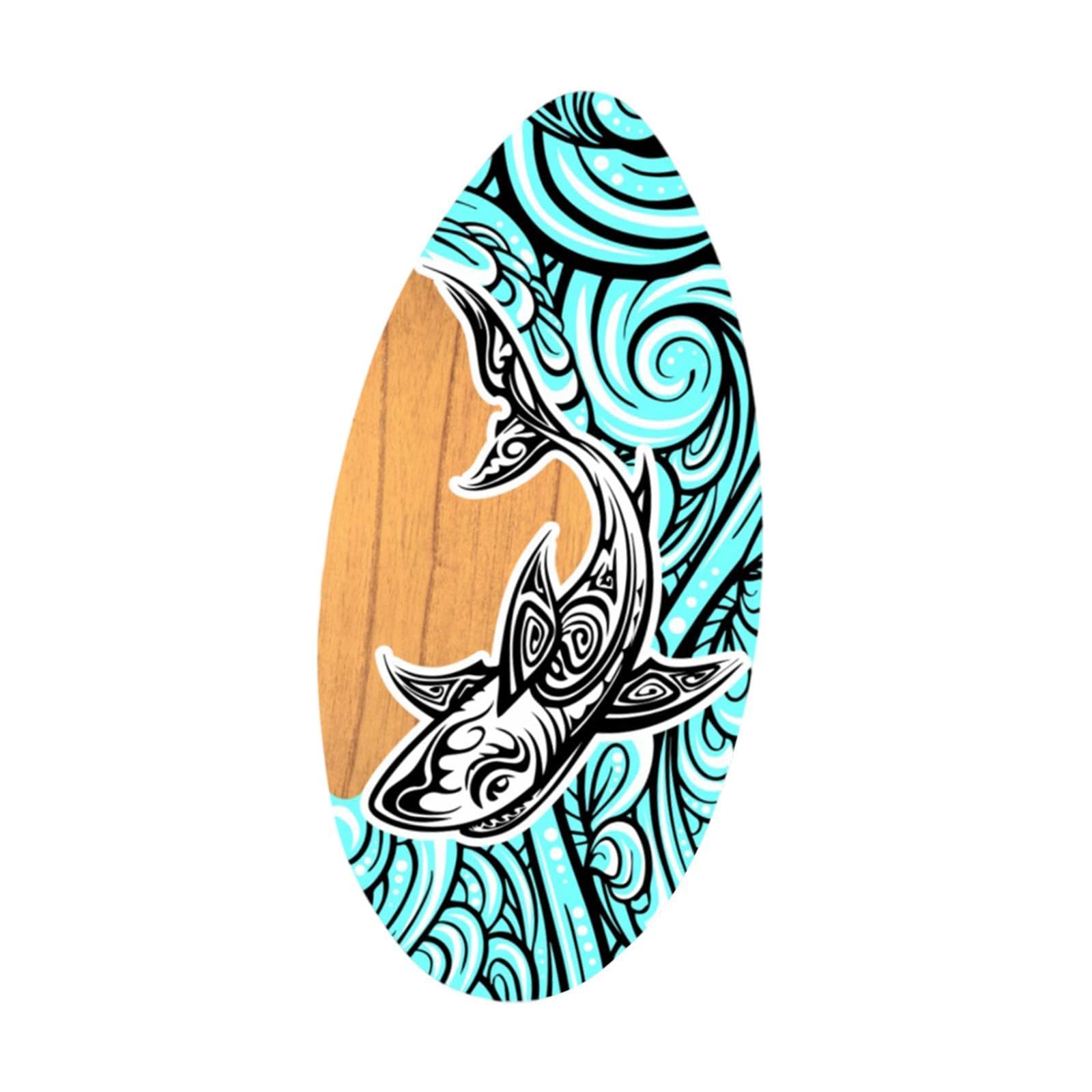 LOVIVER Skimboard in Legno, Tavola Surf Bambino, Tavola Da Surf per Attività Acquatiche, Tavola Da Piedi in Acque Basse per Lo Skateboard Sulla Spiaggia, Il Surf Semplice