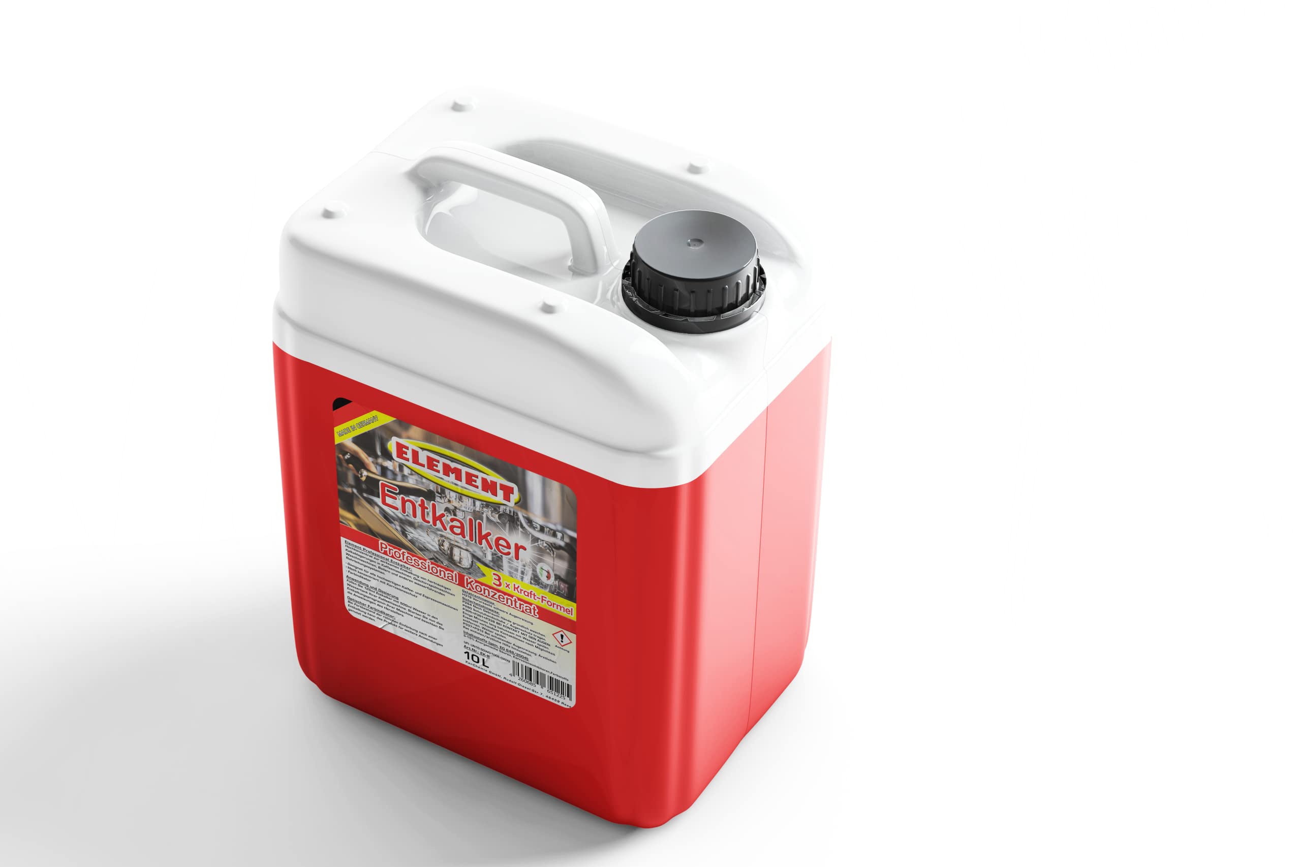 Entkalker | 2 x 10L | Entkalker für Kaffeevollautomat & Kaffeemaschine | Vollautomat Kaffeepadmaschinen Flüssigentkalker mit Farbindikator |